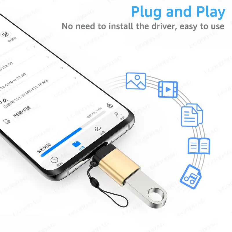 Micro USB 3.0 OTG Adapter For Samsung Tablet Android Phone Micro USB Connector For Xiaomi Redmi Huawei OTG Micro USB Converter