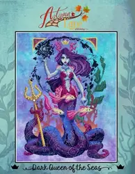 winter flag embroidery Counted Cross Stitch Kit Christmas -queen of darkness at sea 43-57