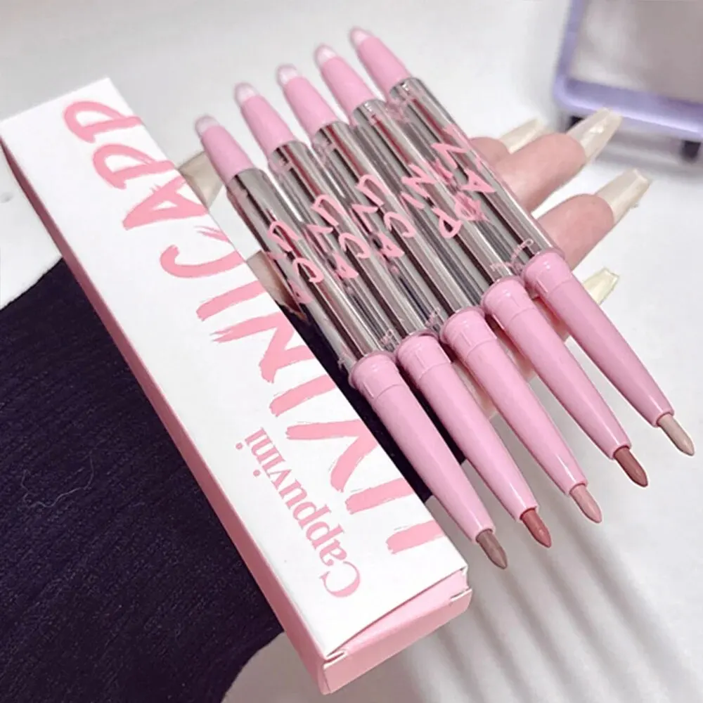 Nude Jules Liner avec pinceau Cappuvini, Style coréen, Maquillage, Longue durée, Velours 256, Rouge à lèvres