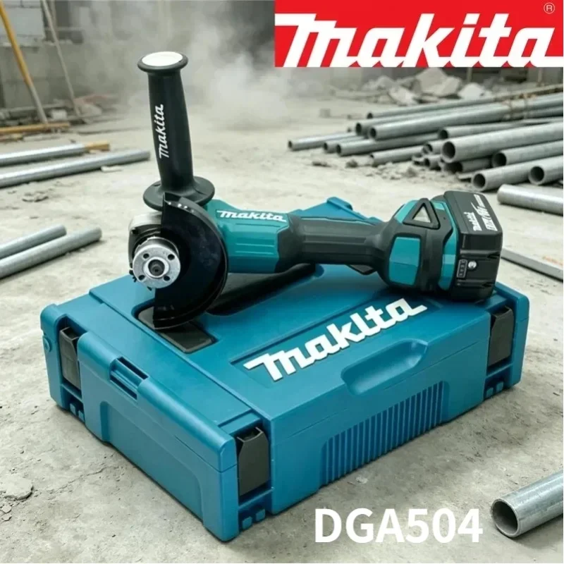Makita DGA504 18V Akumulatorowa Bezszczotkowa Szlifierka Kątowa 125mm Bezprzewodowa Szlifierka do Metalu i Drewna, Szlifowanie, Polerowanie, Cięcie — 2