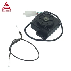 Motocicleta elétrica Scooter Accelerator Unit com linha de cabo, apertos do acelerador, Akcnd Ncy Gp, 1 Set