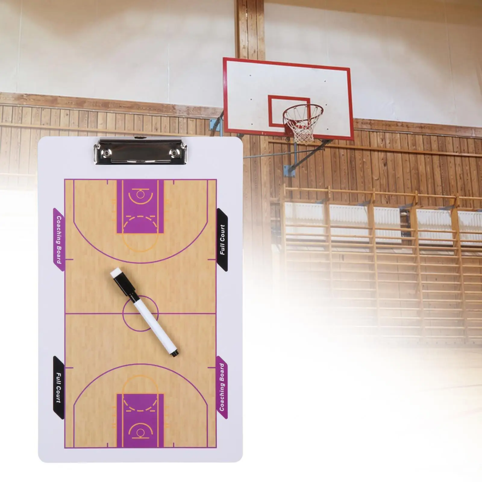 Basketball Coaching Boards Soccer Coaches Display Board Football Coaching Boards Game with Marker Pen Coaches Marker Whiteboard
