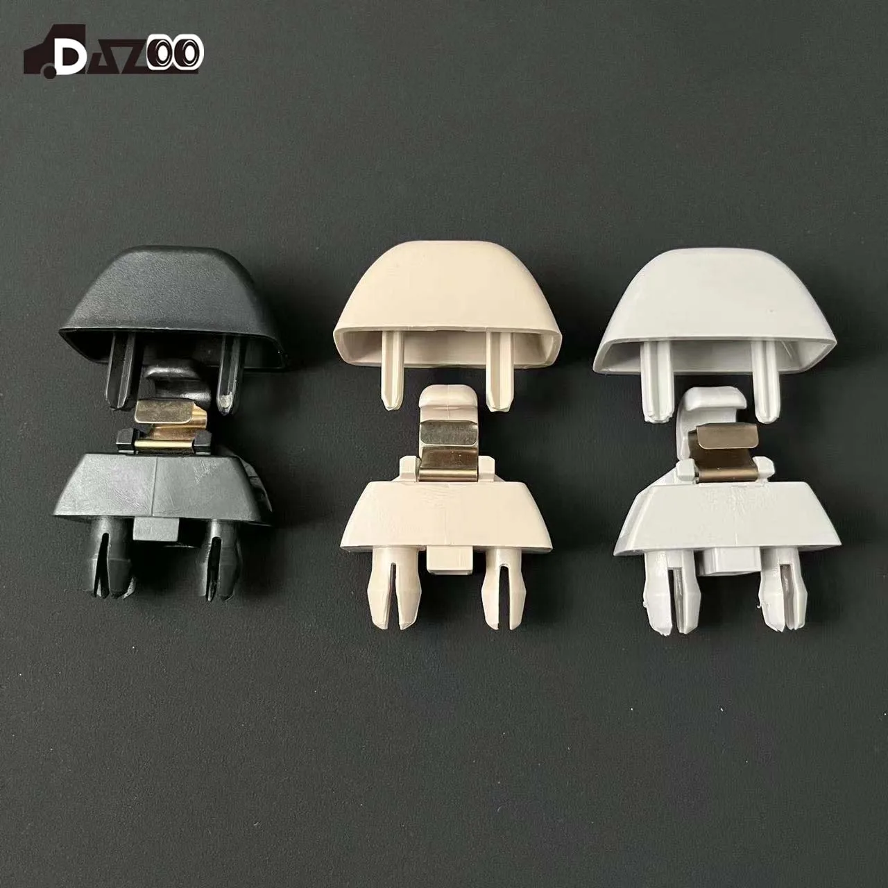 Inner Sun Visor Hook Clips For Audi A6 C6 05-13 For VW New Passat New Polo Sun Visor Clip Hanger 6R0857561 6RD857561