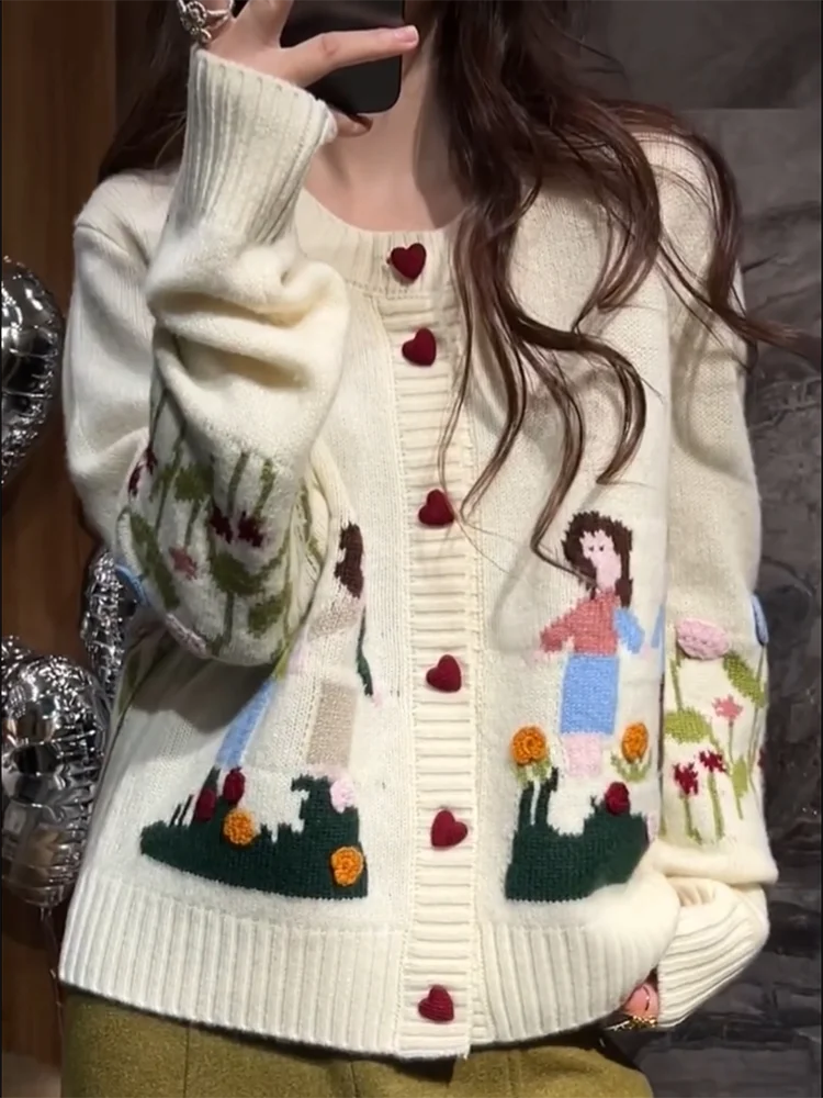 

Корейский круглый вязаный открытый кардиган Ne, осенний новый плюс размер Agel Match, топ для похудения, теплый длинный све