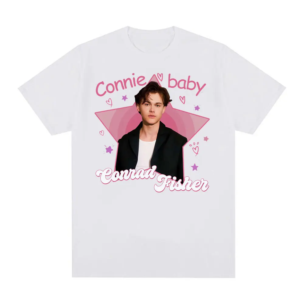 

Футболки Team Conrad Fisher Connie Baby для мужчин и женщин, модная эстетичная футболка с короткими рукавами, винтажные повседневные хлопковые популярные футболки