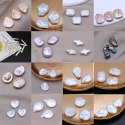 Natural Freshwater Pearl Loose Beaded Geometry Shape Isolation Beads for Jewelry Making DIY Charm Bracelet Necklace Accessories