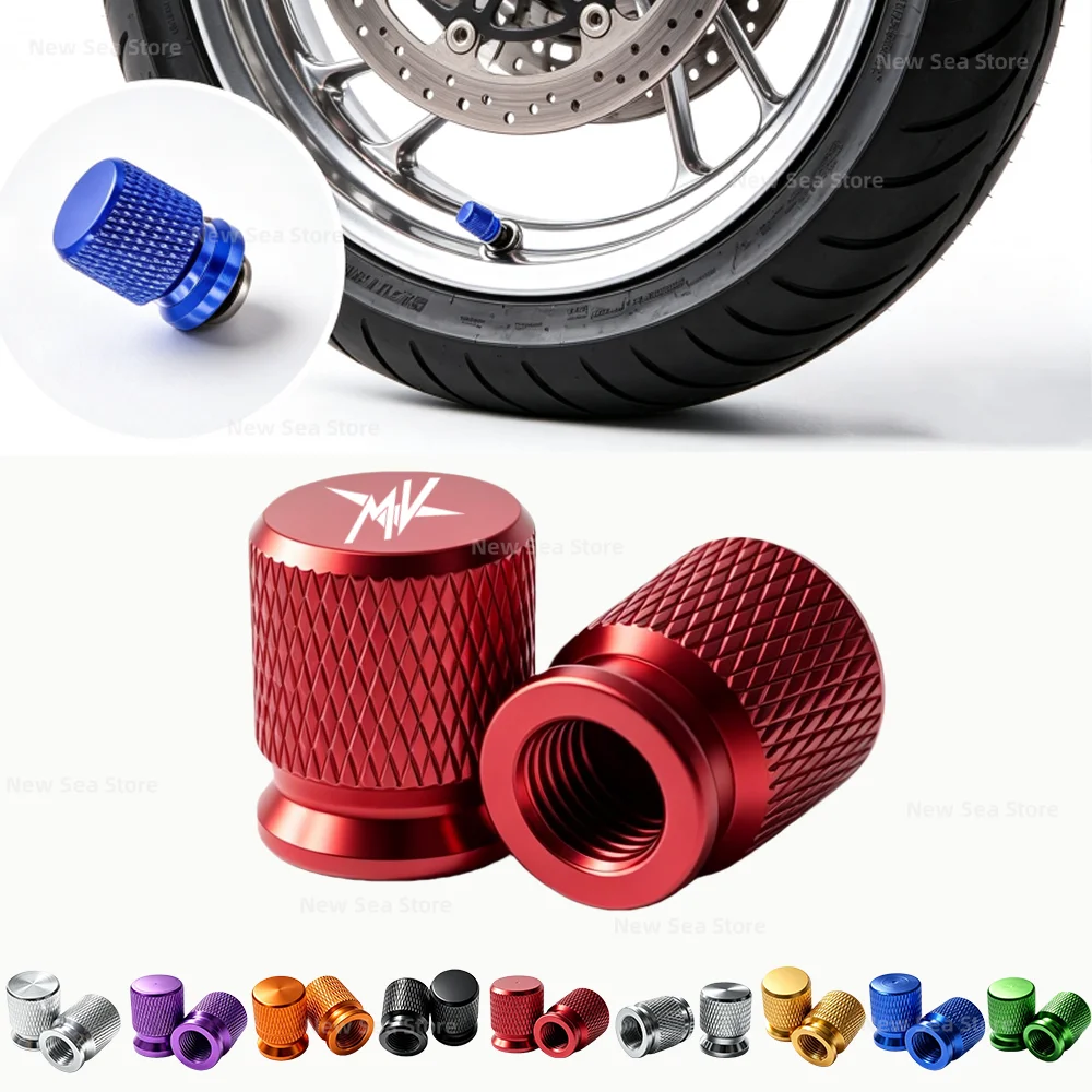 2PCS for MV Agusta F3 675 800 Brutale 800 1000 Turismo Veloce RC Motorcycle Accessories Wheel Tire Valve Caps Covers