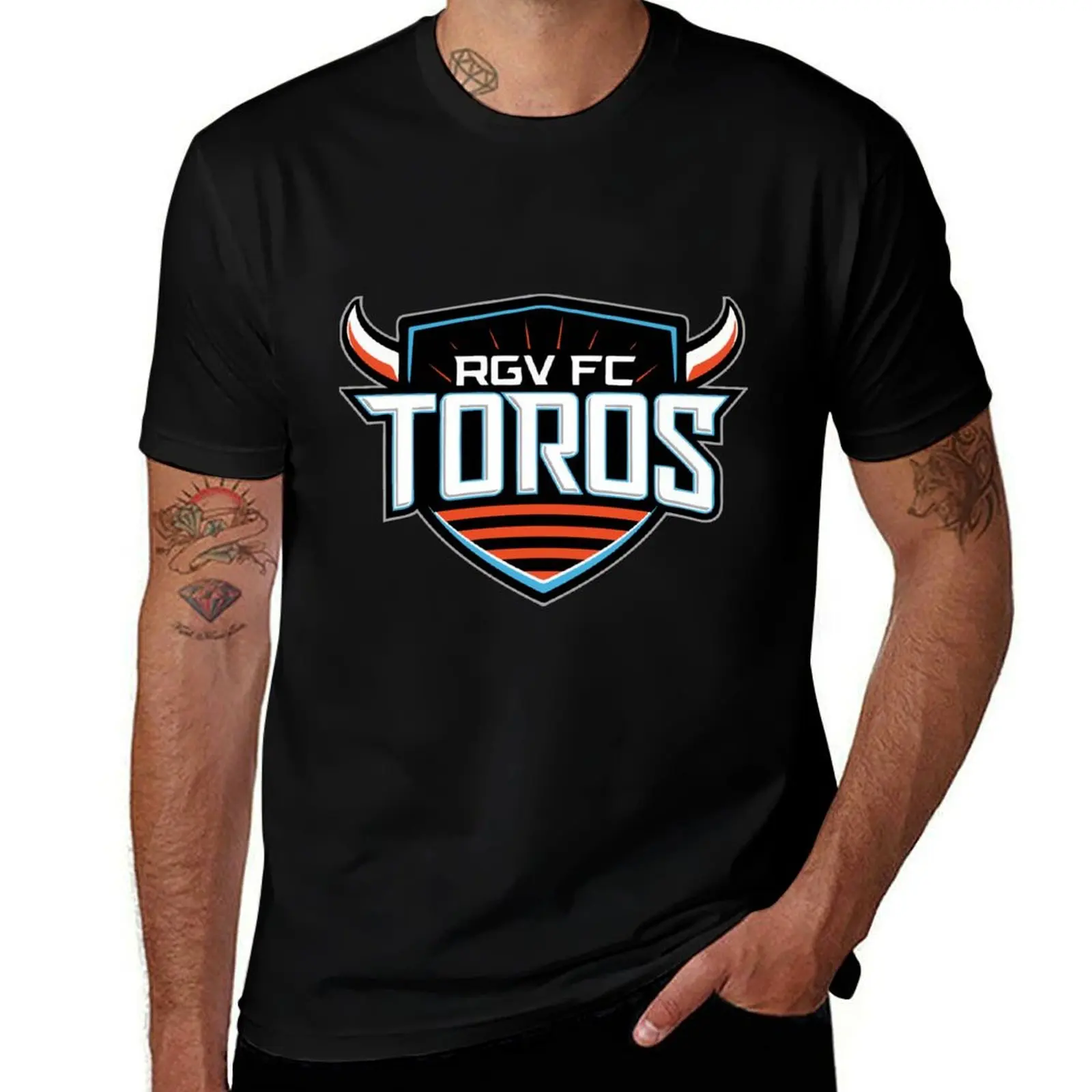 Rio Grande Valley Toros Sports Football Soccer Club T-Shirt Trendy Pattern T-Shirt for Men