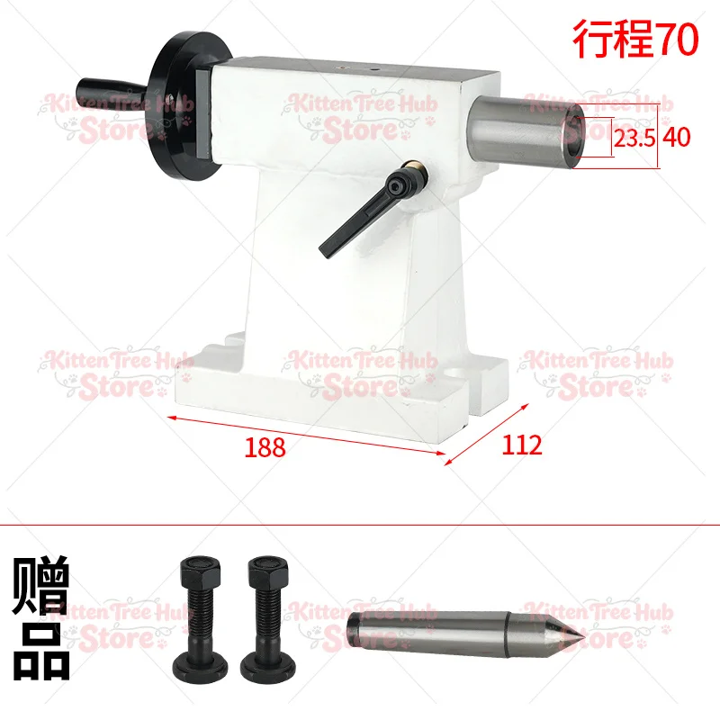 Suitable for Machining center four axis manual  135CNC indexing head tailstock 160 pneumatic hydraulic ejector pin 210