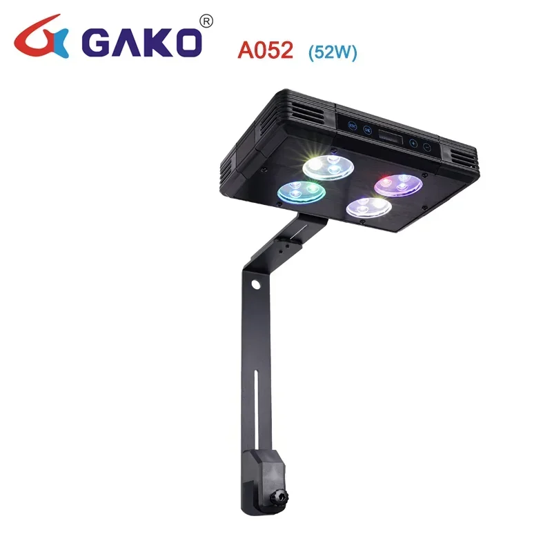 GAKO 30W 52W 75W LED Aquarium Light Dimmable Full Spectrum For Coral Reef Grow Fish Tank LED light marine sea tank coral SPS LPS