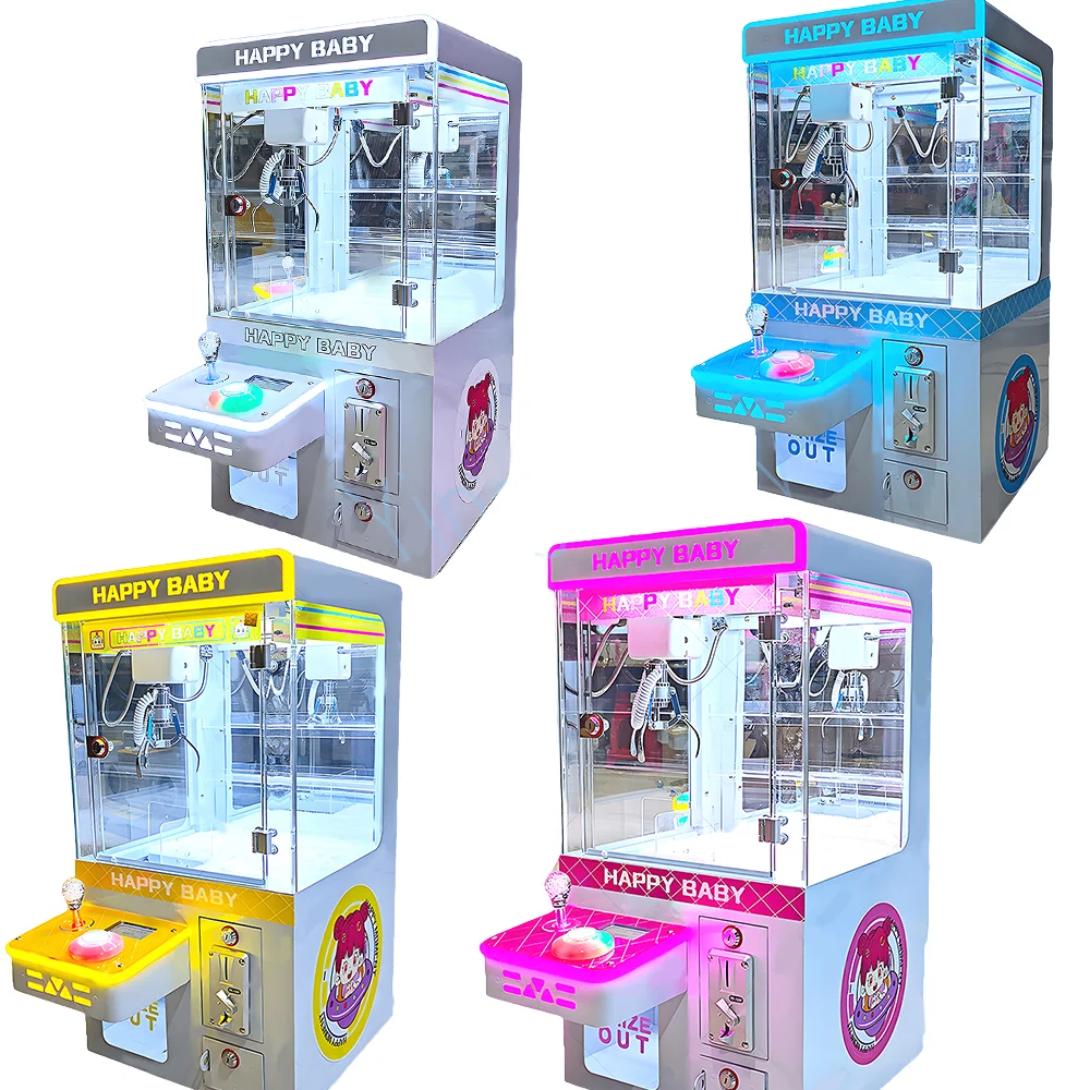 

Available for Sale Mini Claw Crane Game Machine Coin-Operated Entertainment in Spanish and English for All Users