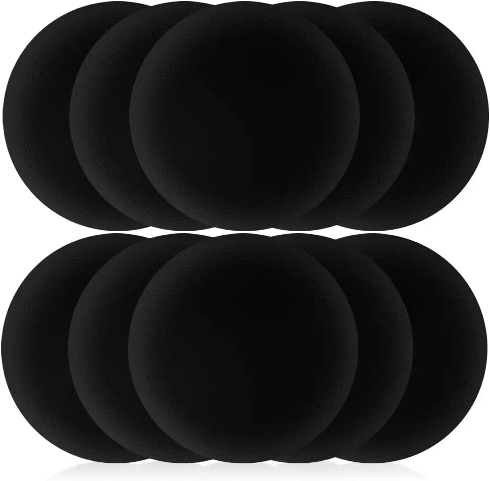 Coussinets d'oreille en mousse pour remplacement, housses en éponge de poulet, écouteurs pour casque, coussins de sauna pour téléphone, 45mm - 1.8 ", 5 paires