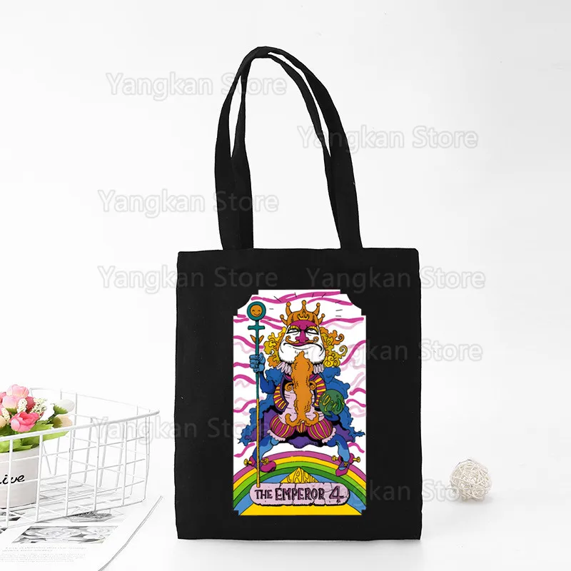 JOJO Shopping Bags Canvas Tote Bag Shoulder Bags Eco Friendly Reusable Cute School Tote Bag