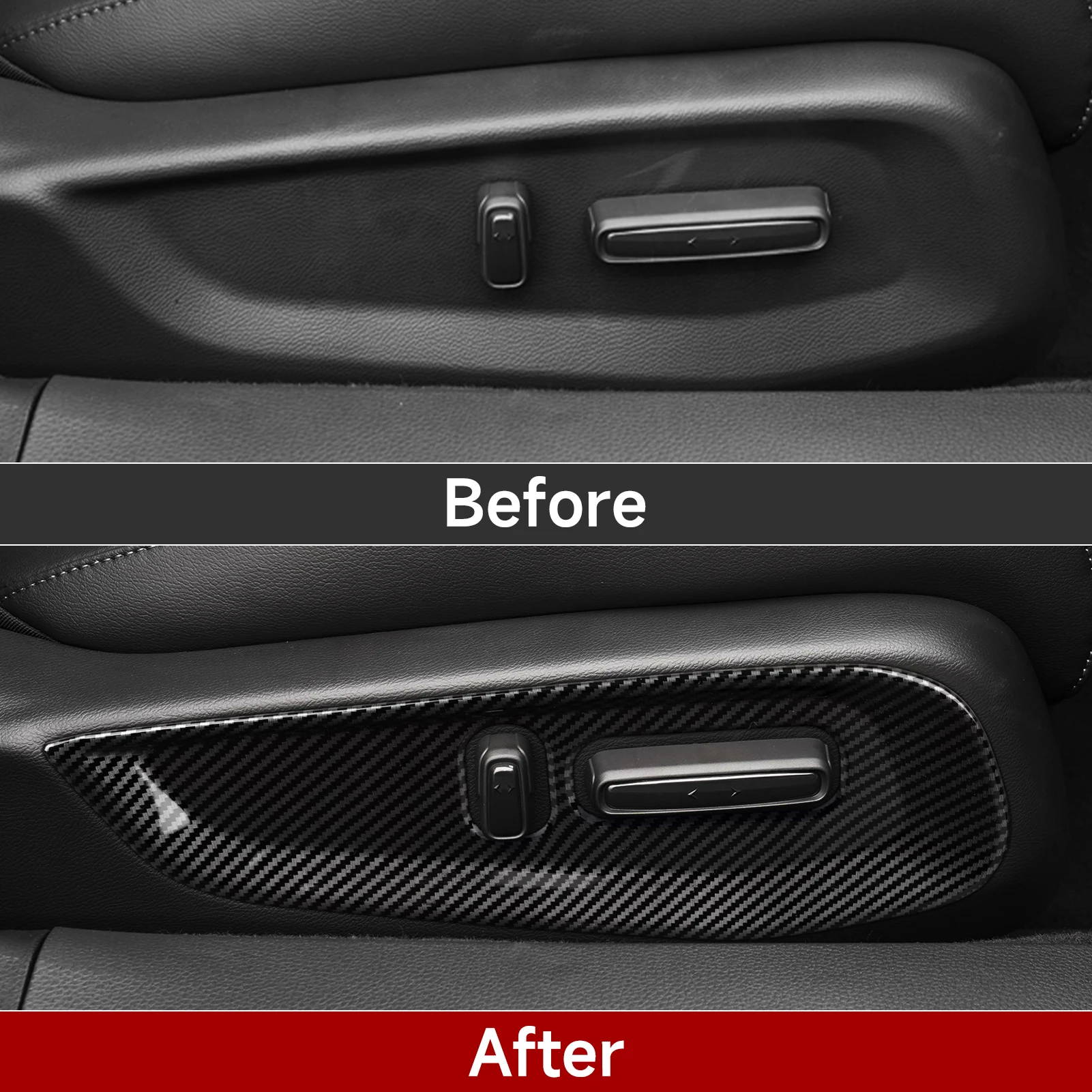 Auto-Mittelkonsole, Schalthebel, Lenkradverkleidung für Honda Accord 10. Generation 2018-2022 Zubehör. ABS-Kohlefaser-Innenausstattung. – Detail 26