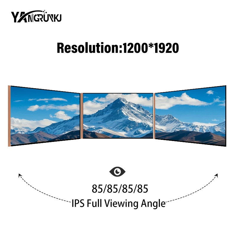 Display LCD com placa de controle tipo C para tablet PCs, tela horizontal vertical, NV080WUM-N61, 45 pinos, 8 polegadas, 1200x1920