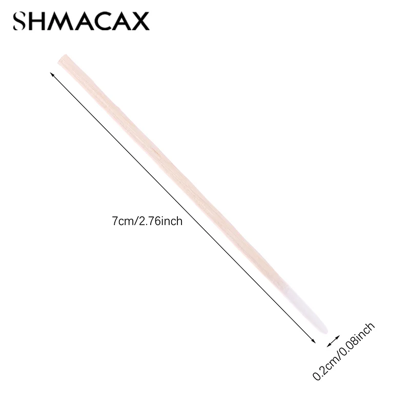 مسحة قطنية صغيرة للغاية للاستعمال مرة واحدة ، فرش صغيرة ، براعم خشبية ، أدوات إزالة صمغ وصلات الرموش ، * * *
