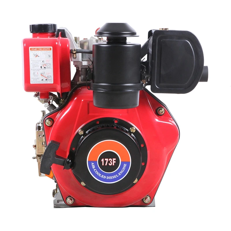 7 motor 178f refrigerado a ar para máquinas agrícolas