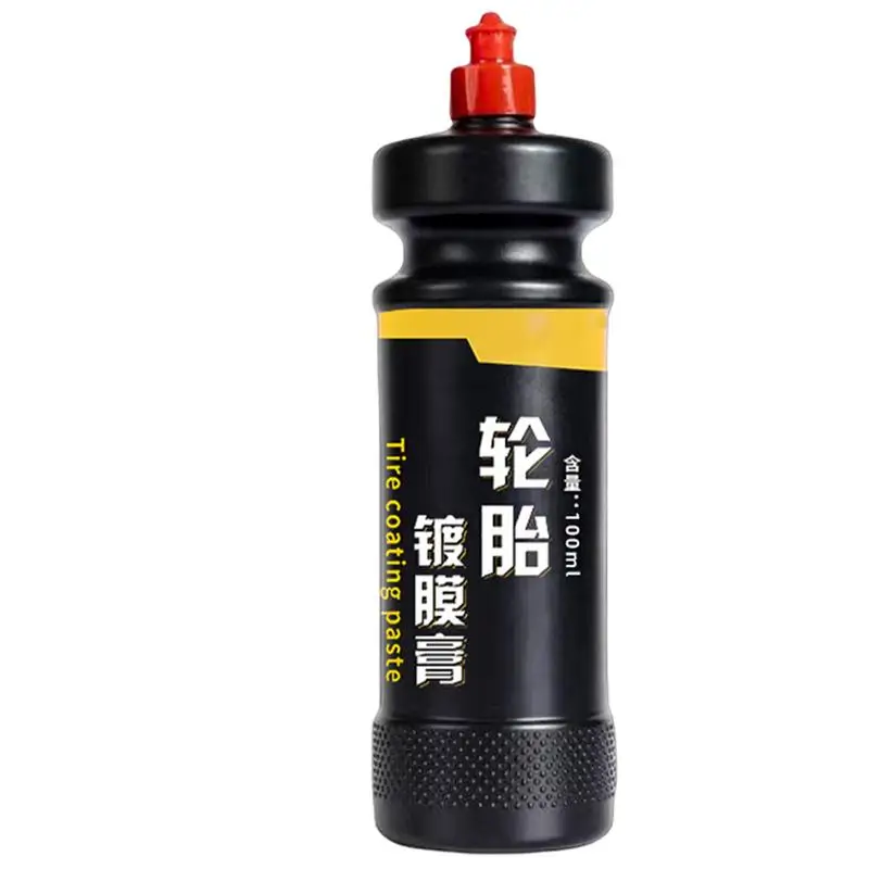 Car Tire Shine 100ml Coverall Tire Shine Gentle Tire Polish Car Tyre Shine Tire Care Products Long Lasting Tire Gloss Wax For