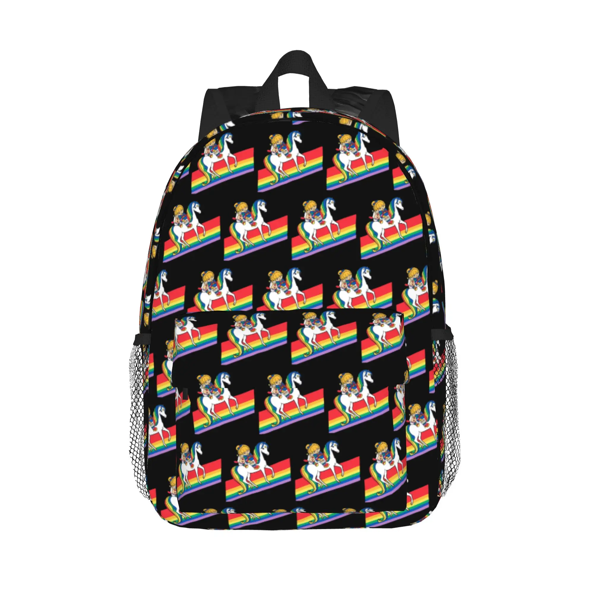 Rainbow Brite and Friends Backpack Hot Sale Daypack Large Capacity Boys Girls BookBag Shoulder Bags for Men Women School Bag