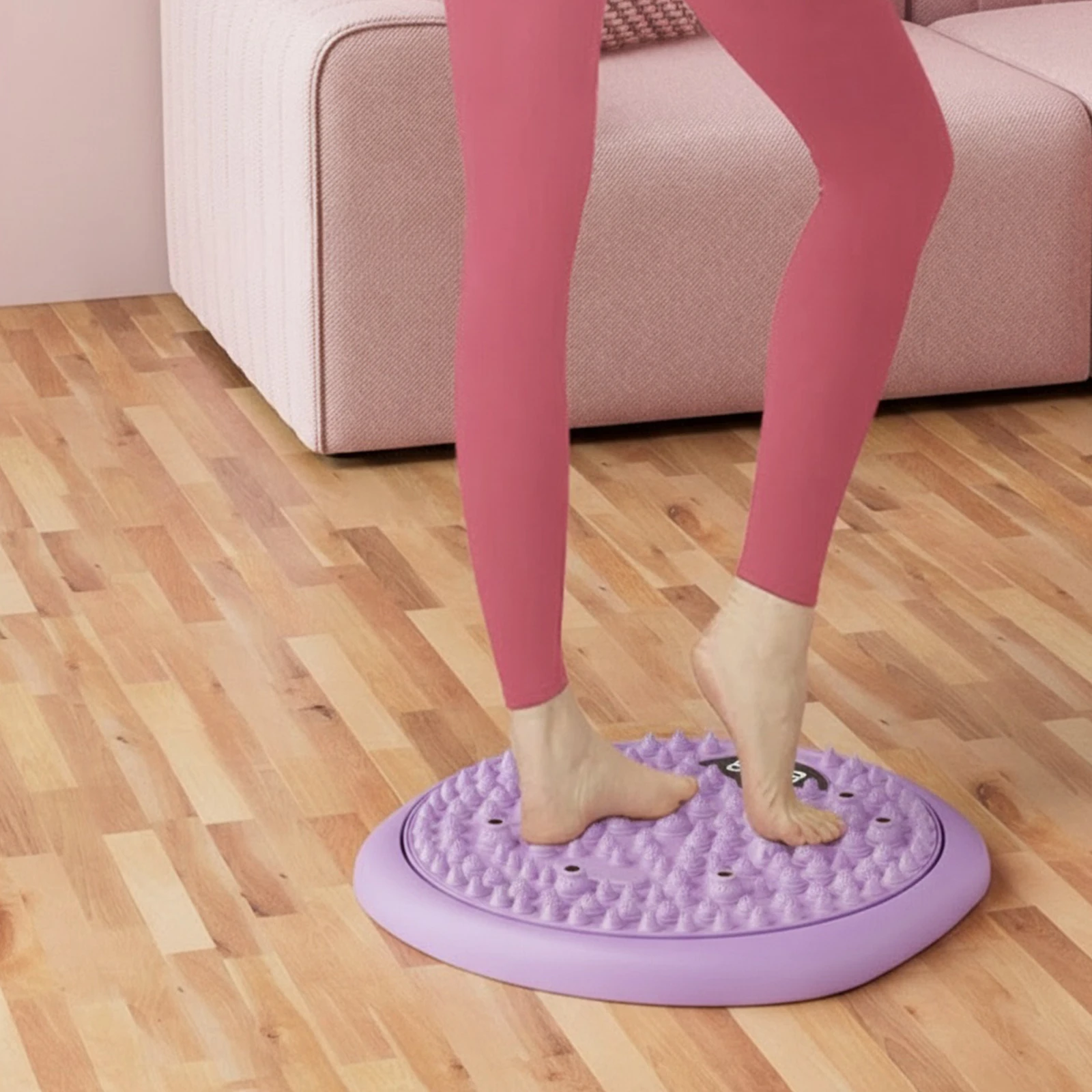 

Тренажер для баланса Twister с зарядкой Type-C, магнитный акупрессурный коврик, интеллектуальный счетчик, тренажер для пресса и похудения