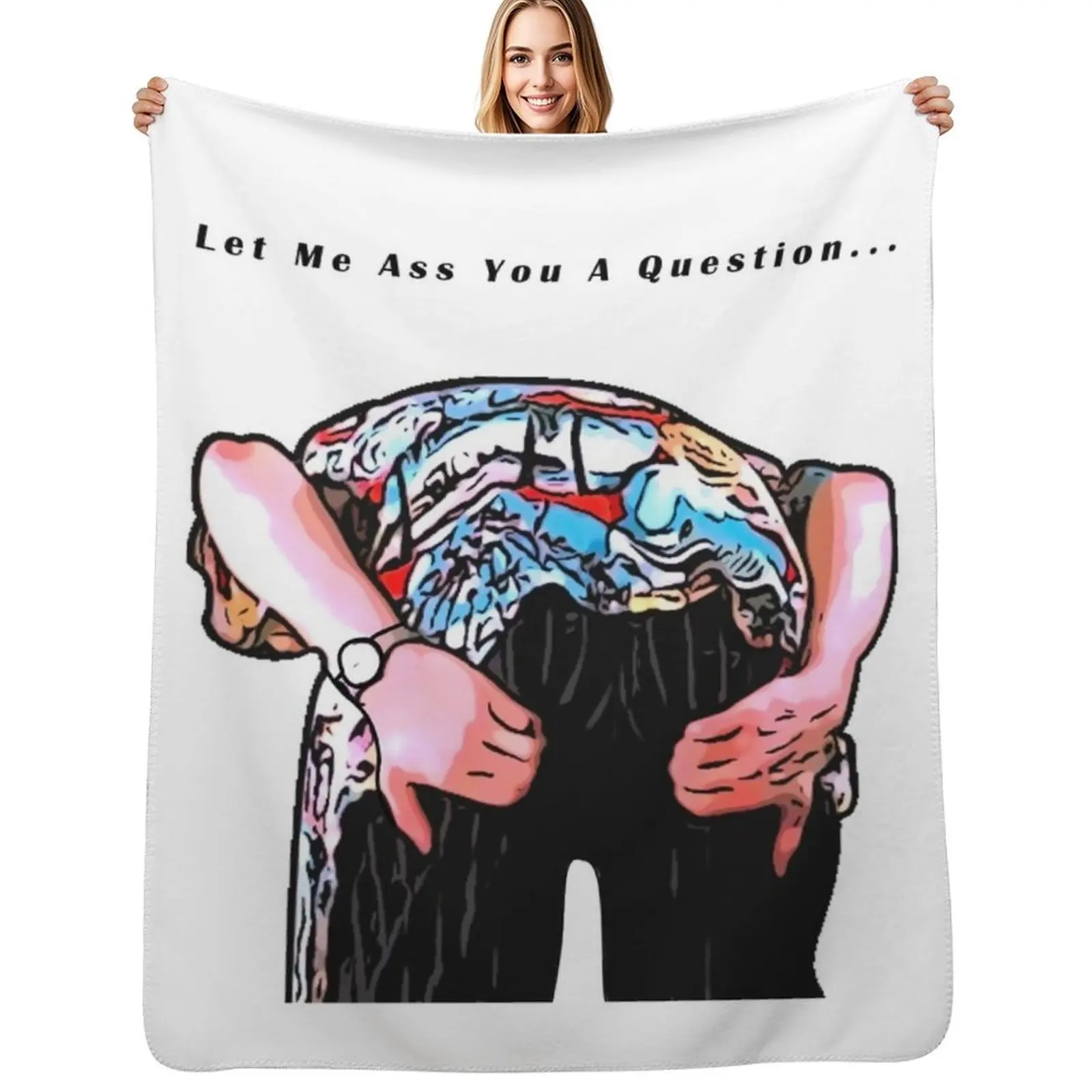 

Pet Detective Cartoon Throw Blanket Air Conditioner Soft Blanket for Office Home