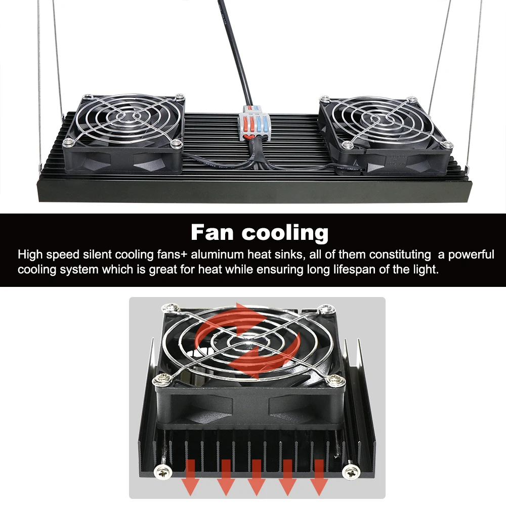 LED Grow Light Dimbaar 2000W DOB Volledige Spectrum Groeien Hoogte PPFD Phytolamp Voor Bloemen Kas groeien led Planten Veg Blooming