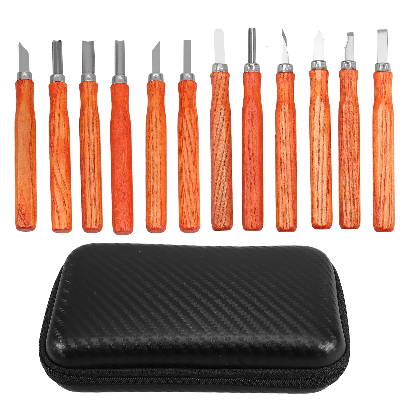 1 مجموعة 1 مجموعة أدوات نحت الخشب: المهنية نحت طقم السكاكين للخشب الطين النحت تبييض الأزاميل عدة Diy بها بنفسك الفن الحرفية #5