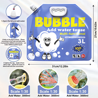 Concentrated Bubble Solution for Bubble Machines, Giant Wands, and Blowers - for Kids' Birthday Parties
