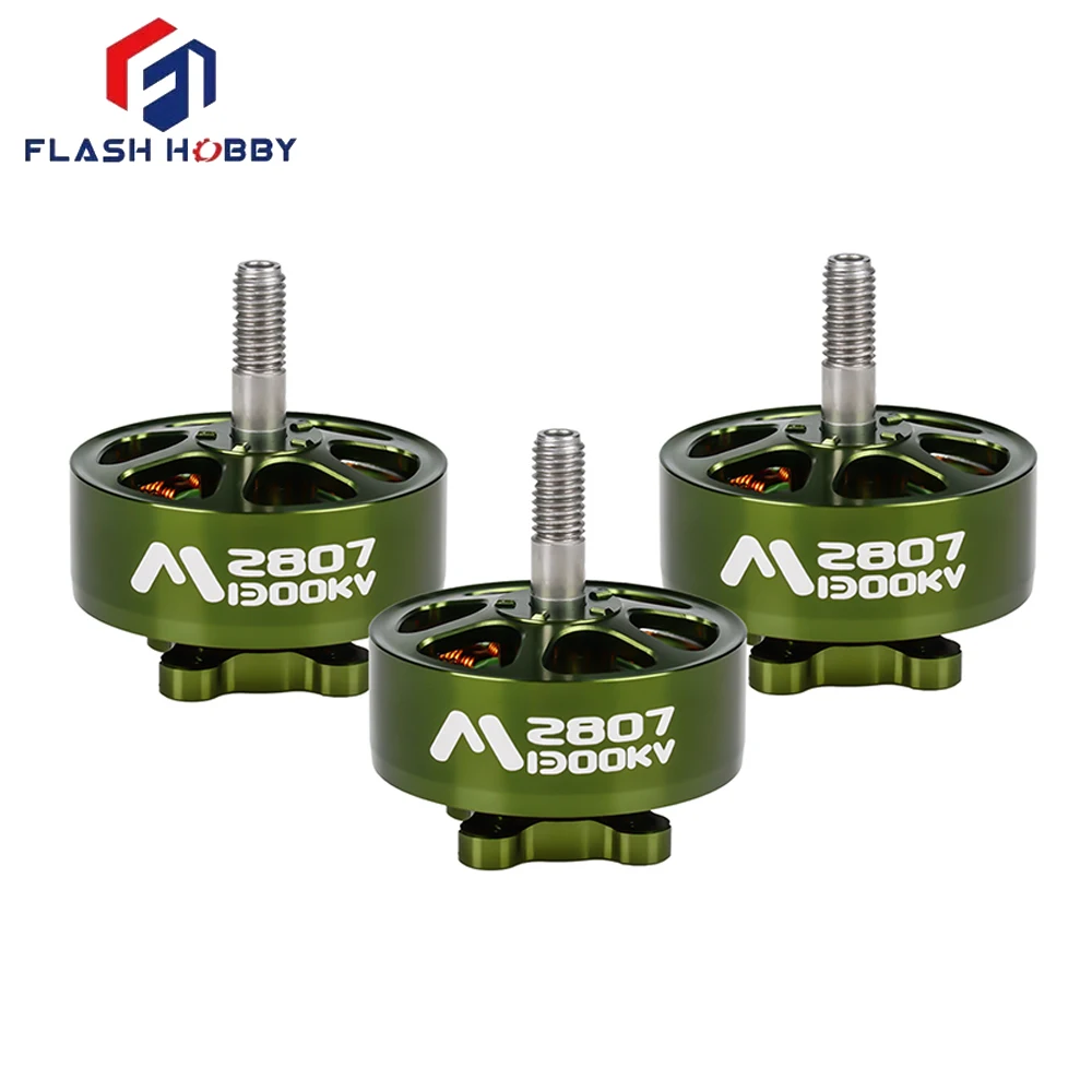 

4 шт./лот Flashhobby Mars 2807 KV1300 3-6S 5 мм вал BLDC двигатель для гоночного дрона FPV
