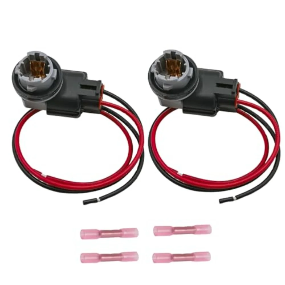 

Rear Bumper Bulb Socket Wiring Connector 2Pcs Pigtail Harness for Tacoma 2005 2007 OEM Replacement Part 90075 60005 9007560005
