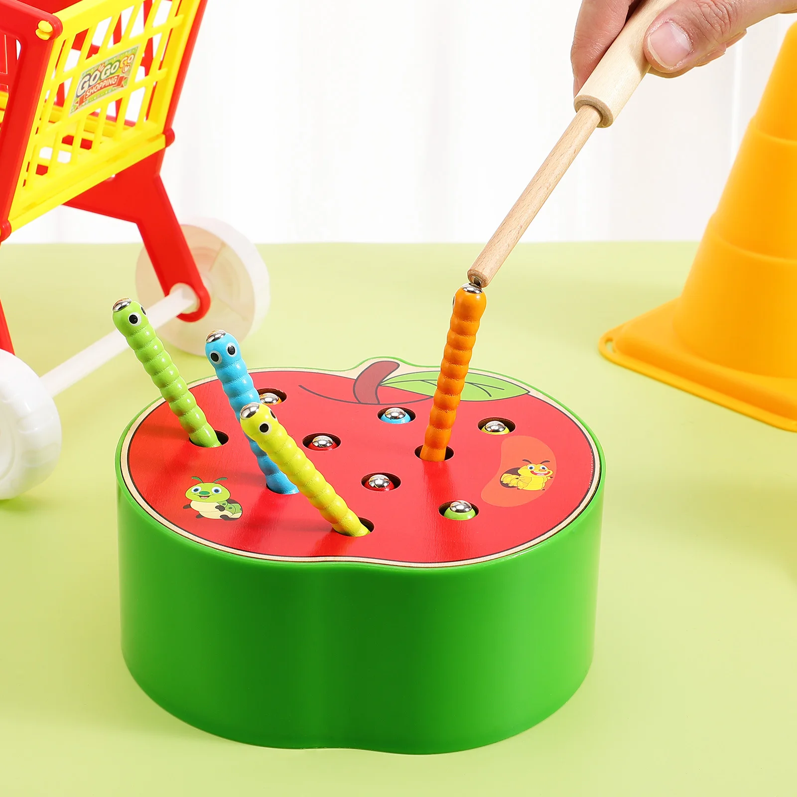 

1Set Catch Insects Game High Quality Materials Exquisite Craftsmanship Improve Hand Eye Coordination Motor Skills