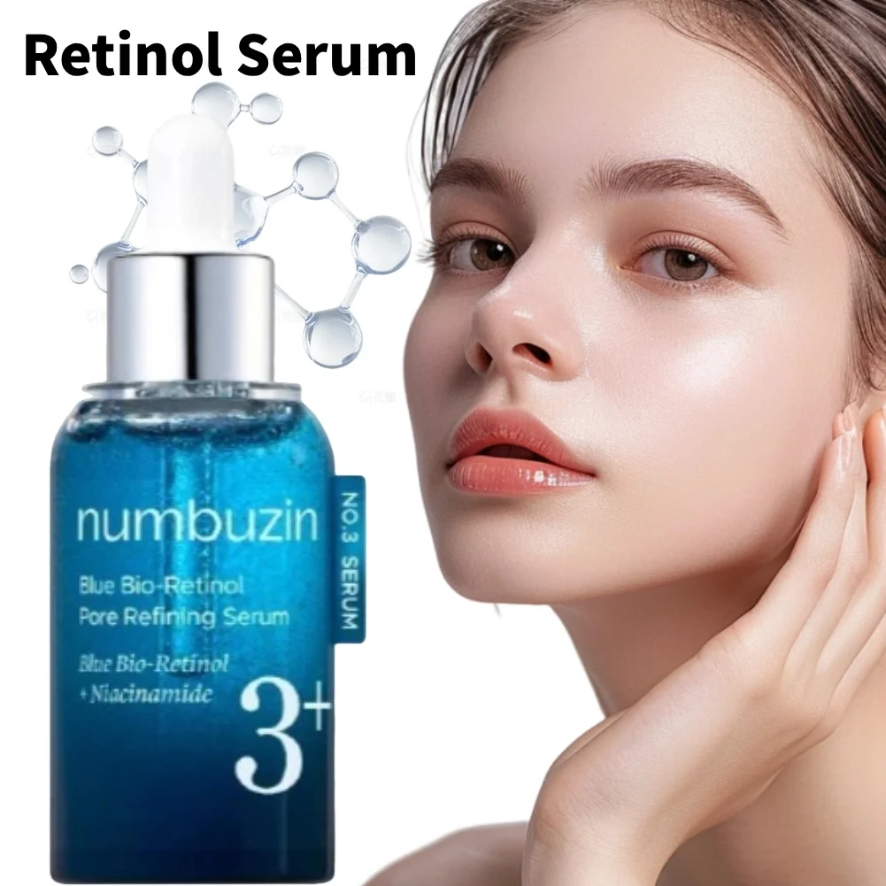 

Эссенция синего ретинола, 30 мл, легкая сыворотка для минимизации пор, против старения, для жирной комбинированной кожи, не раздражающий уход за кожей