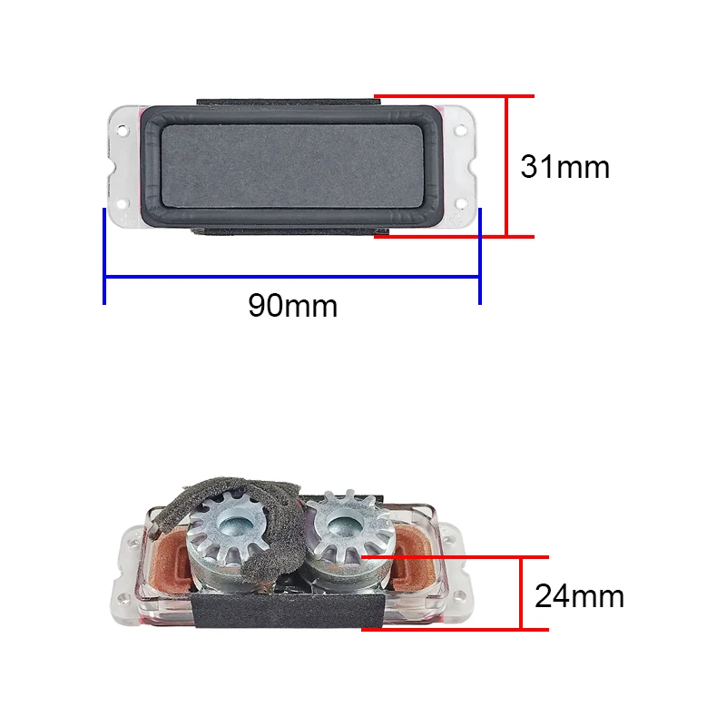 GHXAMP Honeycomb Flat Diaphragm 6ohm 20W Full Range Speaker For Harman Kardon Crystal Series 1Pairs