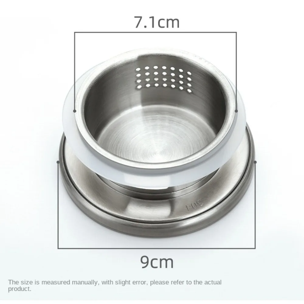 Stainless Steel Cold Kettle Lid New Cold Kettle Kettle Accessories Filter Household Universal Kettle Lid Home