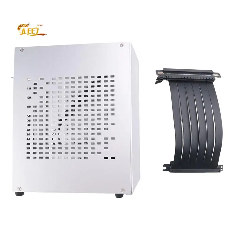 

AEE7-A07 Mini ITX Корпус для компьютера Корпус HTPC Корпус USB3.0 ITX Корпус с удлинителем видеокарты