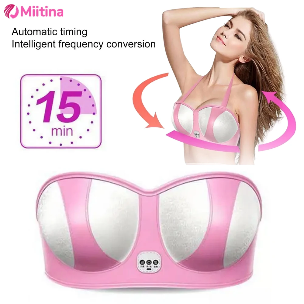 

Electric Breast Massage Bra Infrared Vibration Chest underwear Massager Breast for Woman Girl Relieve Health Care Massage Brast