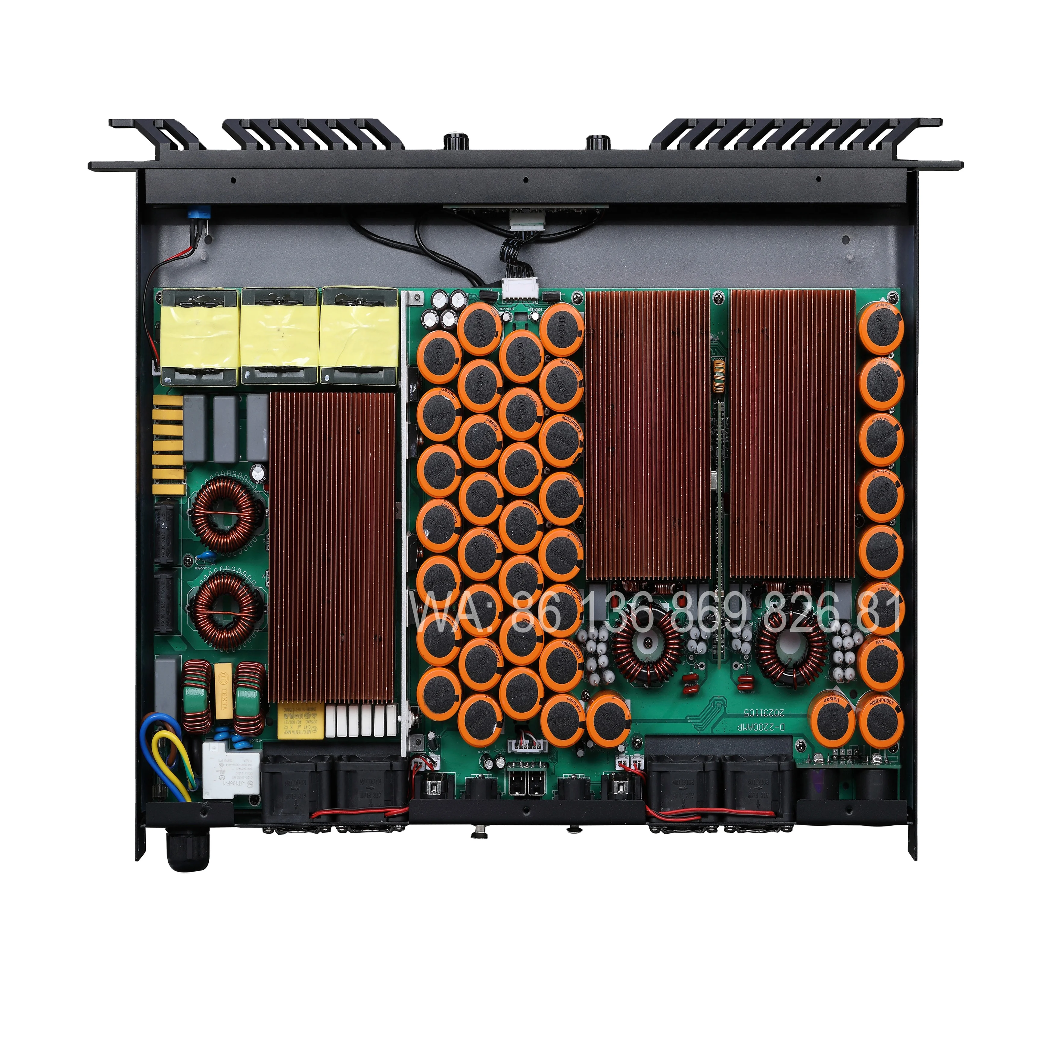 1U 20000 Watts Power Amplifier 2 Channel Cla.ss D Professiona.l Pla.te A.mp 1000W A.mplifier For Sta.ge Multi-ca.pa.citor ForSub