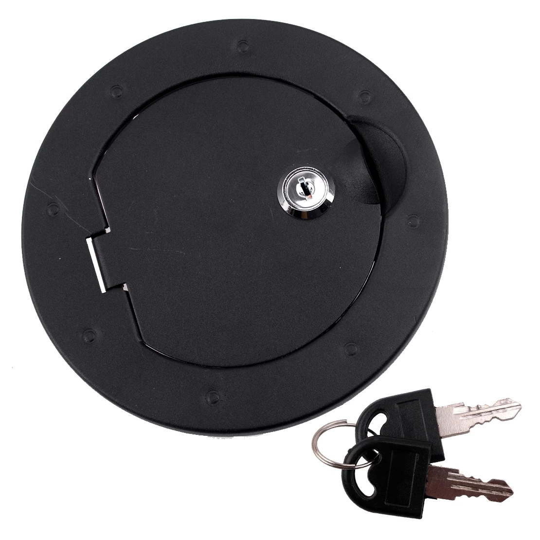 

Запирающаяся крышка топливной заливной горловины с порошковым покрытием, крышка бензобака, подходит для Jeep Wrangler JK 2007-2018