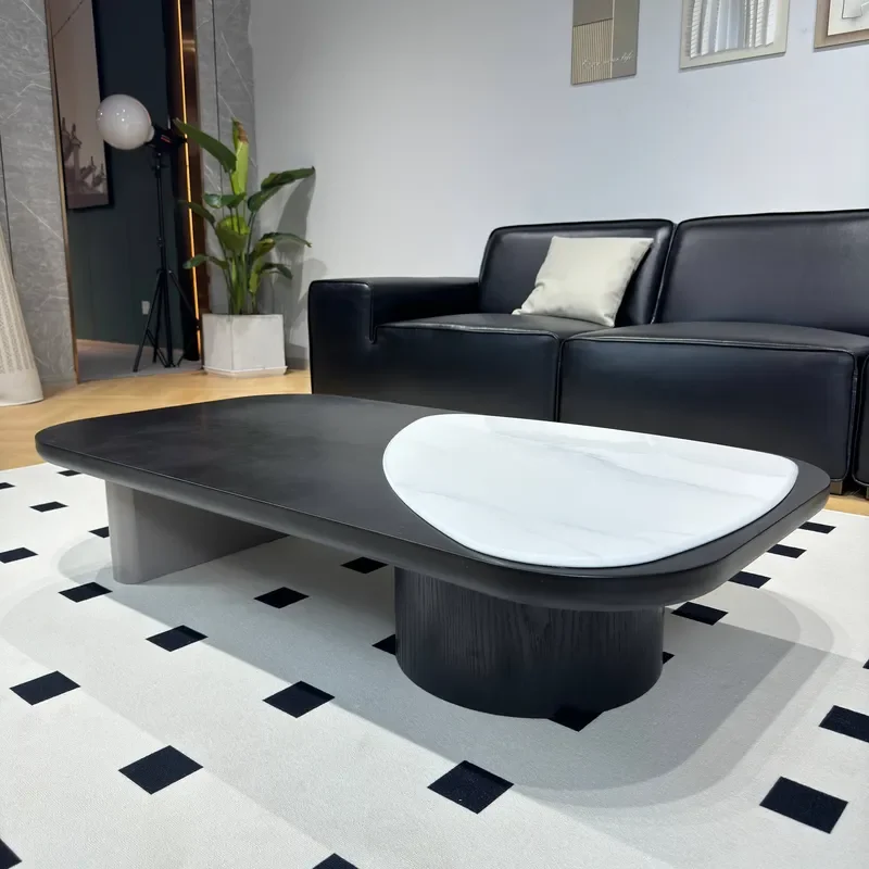 Modern Designer Wooden Eco-Friendly Foldable Coffee Table Small Creative Color-Matching Table for Living Room Home
