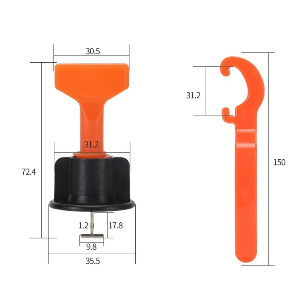 126 قطعة/151 قطعة استبدال الطابق التسوية بلاط الفواصل مقاطع نظام التسوية قابلة لإعادة الاستخدام مقاطع الفجوة الأرضية نظام التسوية السيراميك