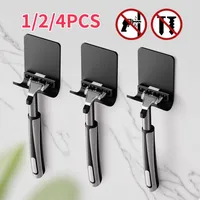 Shaving Razor Holder Plastics Multi-function Men Shaving Shaver Storage Hook Wall Shelf Razor Rack Bathroom Kitchen Accessories