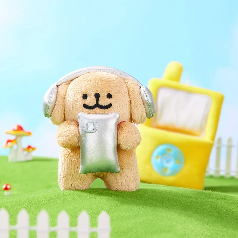 Línea cachorro buena suerte serie Doudou bolsa ciega de felpa caja ciega muñeca colgante periférico juguete de moda regalo
