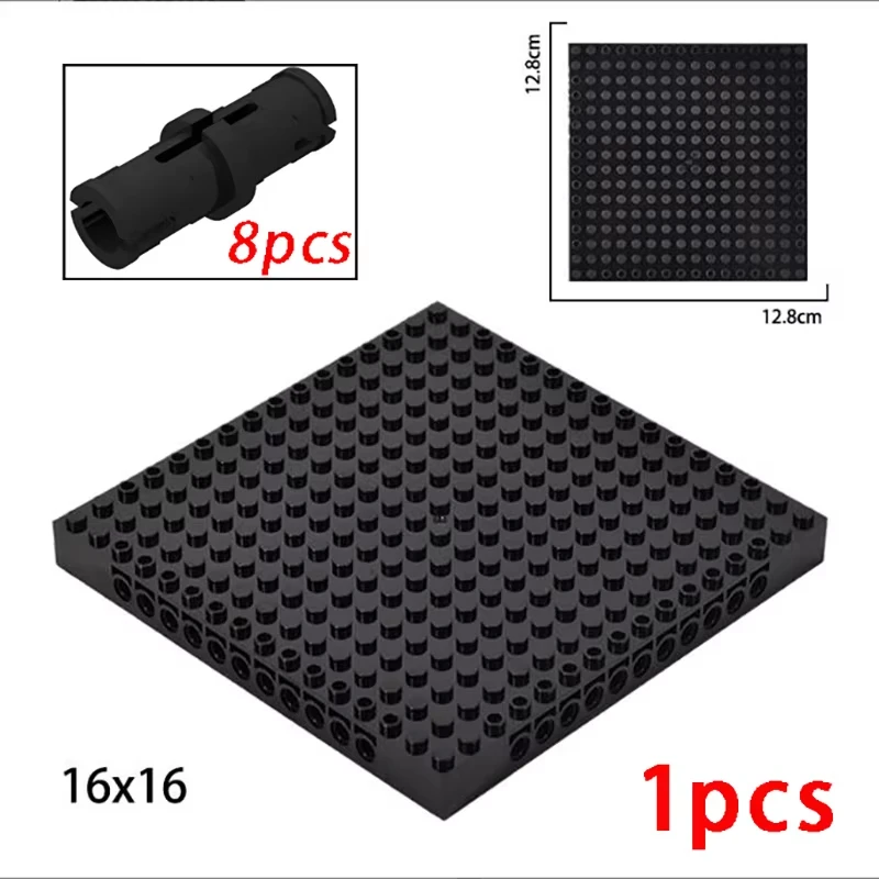 Artistic pixel drawing block base 65803 bricks 16X16 base parts compatible with 98138 children's DIY block toy accessories