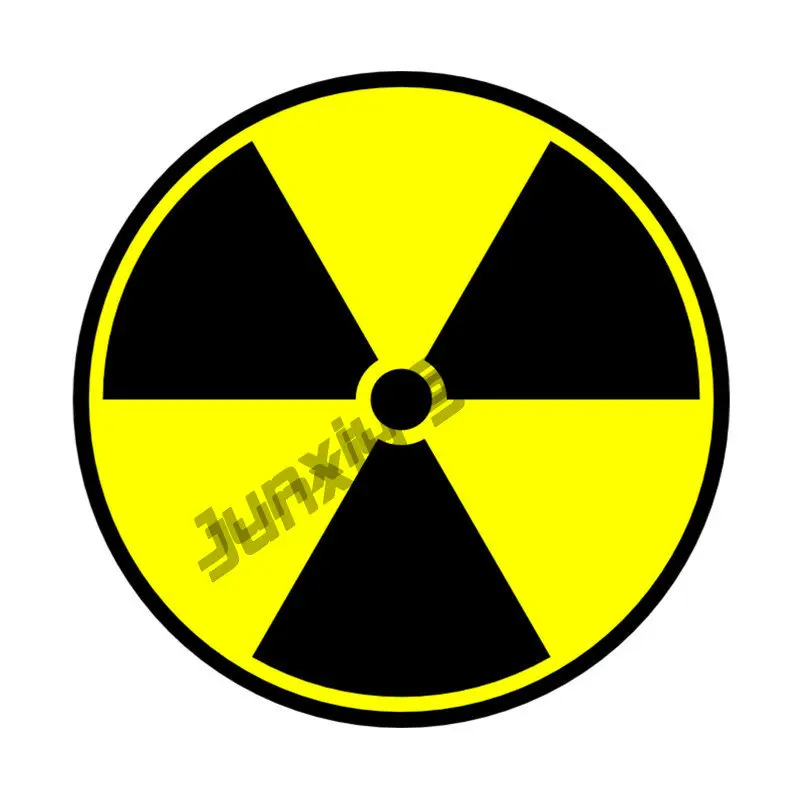 Warning Radioactive Decals Biohazard Stickers Biohazard Labels Funny Cover Scratches Stickers for Cars Bumper Window Windshield