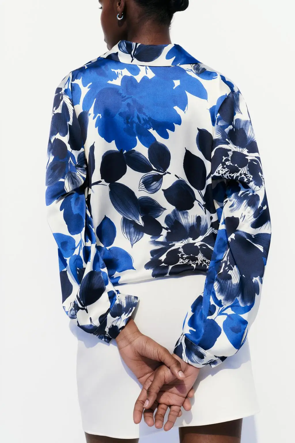 

Spring 2024 Women's Faion Versatile Floral Print irt Loose Fit Long Sve Square Collar Versatile Sle Premium Quali