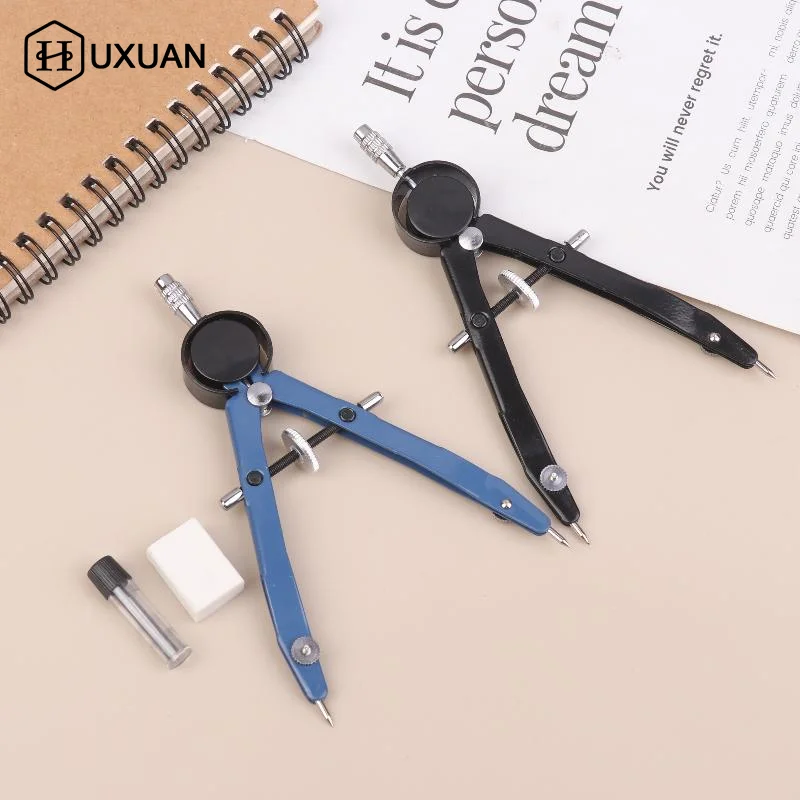 Multifunction Metal Precision Screw Compass Kit Engineering Drawing Tools Student Exam Drawing Stationery Supplies