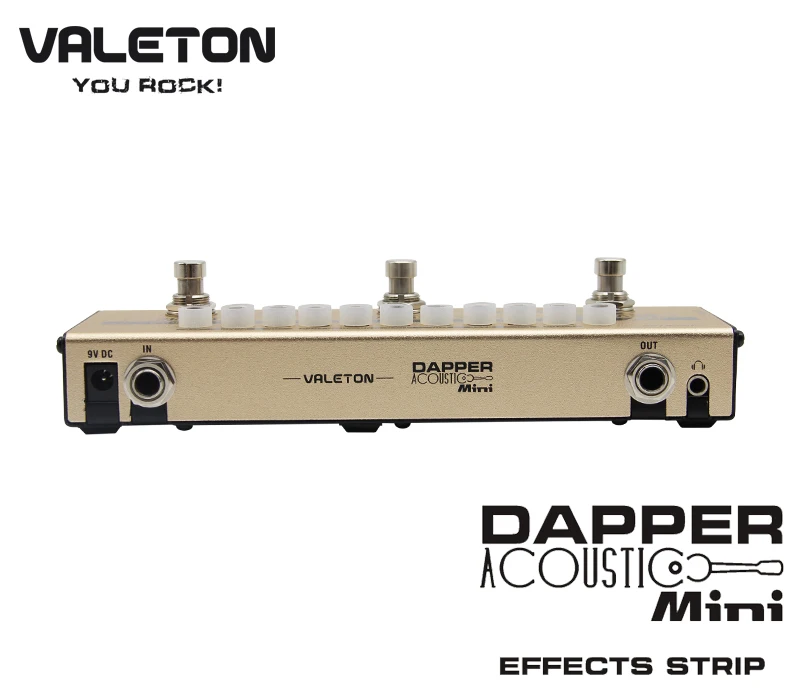 Valeton MES-4 DAPPER ACOUSTIC MINI Guitar Effects