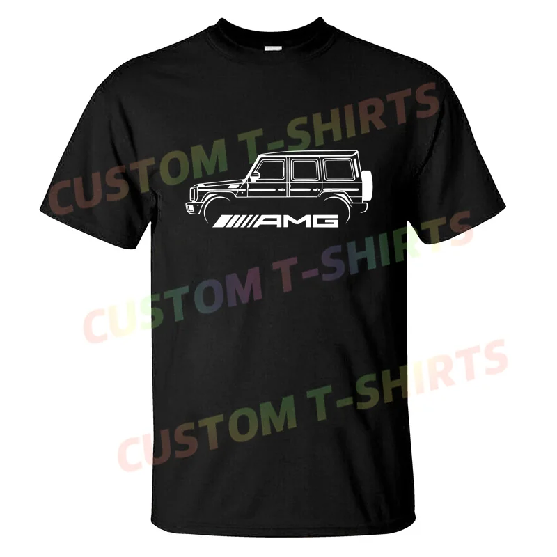 2024 Men T Shirt Casual G Wagon G Class AMGS Enthusiast Minimalist T-shirt Graphic Summer Short Sleeves 100% Cotton S-3XL Tee