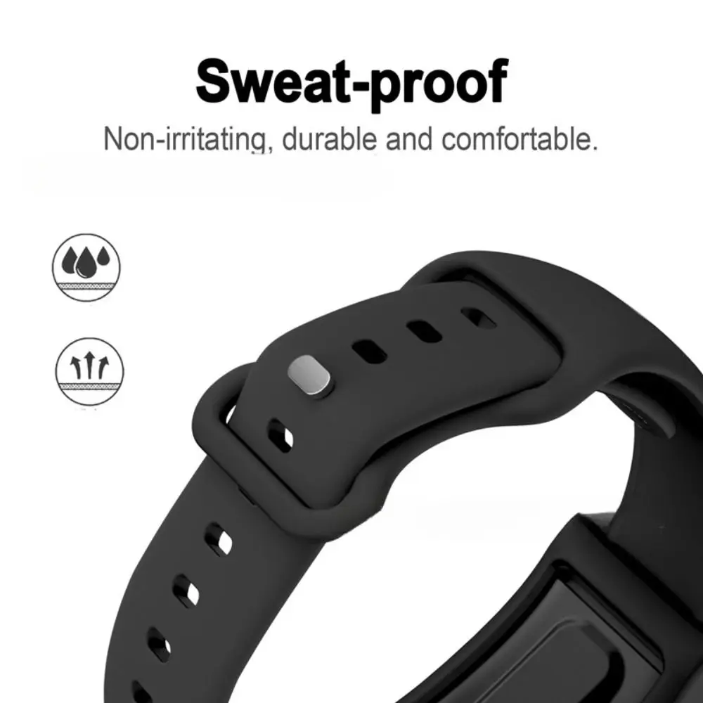 Silicone Fitness Band Replacement Waterproof Tracker Strap Breathable Adjustable Sports Wristband for Whoop 4.0 Women Men