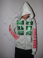 Harajuku Gothic Fashion Letter Oversized Sweatshirt Men 2025 American Y2K Casual Punk Retro Casual Loose Zipper Hoodie Women
